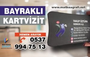 bayraklı sıvama kartvizit