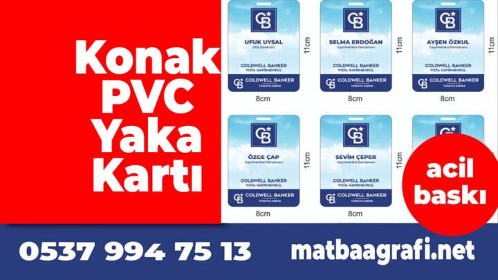 Konak PVC Yaka Kartı