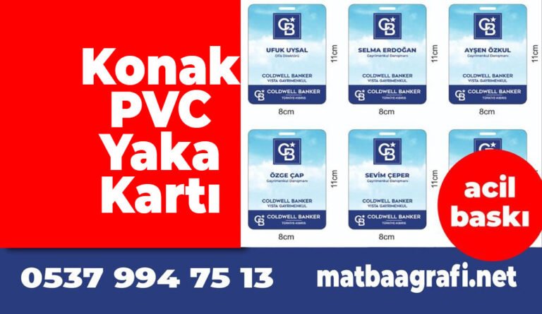 Konak PVC Yaka Kartı